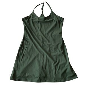 Outdoor Voices Court Skort Dress Green Athleisure Tennis Style Women Size L